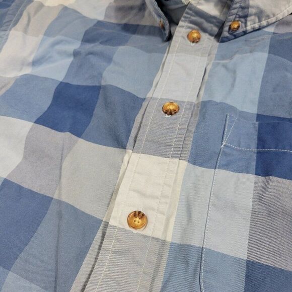 Orvis Shirt Mens Large Plaid Long Sleeve Button Down Long Sleeve Staining* - Picture 4 of 9